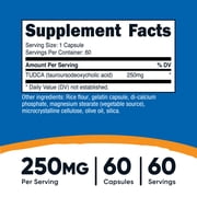 Nutricost Tudca 250mg, 60 Capsules (Tauroursodeoxycholic Acid) - Gluten Free, Non-GMO Supplement