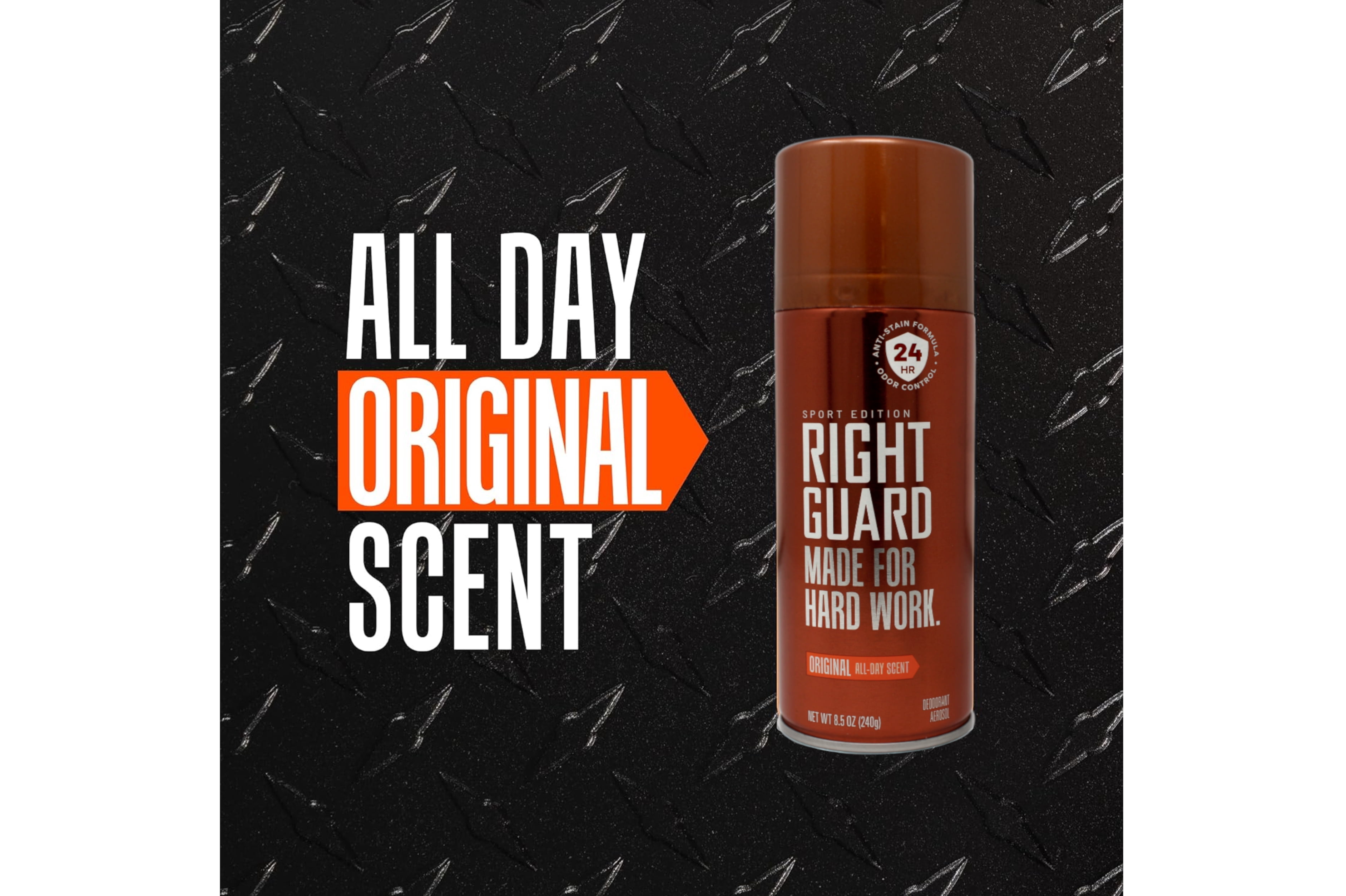 Right Guard Deodorant Aerosol Spray - Original - Pack of 6, Deodorant Spray 8.5 oz
