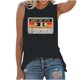 thumbnail image 1 of Camiseta sin mangas con cuello redondo y estampado informal a la moda para mujer Pompotops  lopia991717, 1 of 5