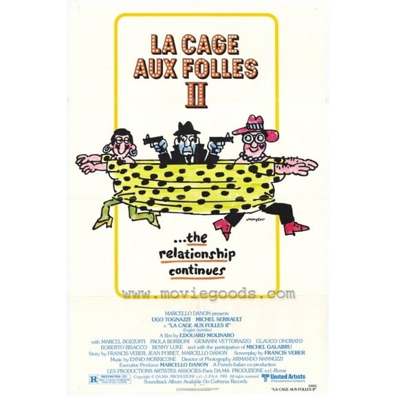 Posterazzi MOVAH2633 La Cage Aux Folles 2 Movie Poster - 27 x 40 in.