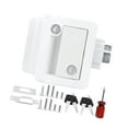thumbnail image 3 of Tnarru RV Door Lock Replacement RV Parts Replacement, with Paddle Deadbolt Handle with Keys Campers Door Lock, for Travel Trailer White, 3 of 8