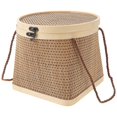 thumbnail image 5 of 1Pc Handmade Bamboo Basket for Dried Fruit Container and Egg Storage Wood Color, 5 of 5