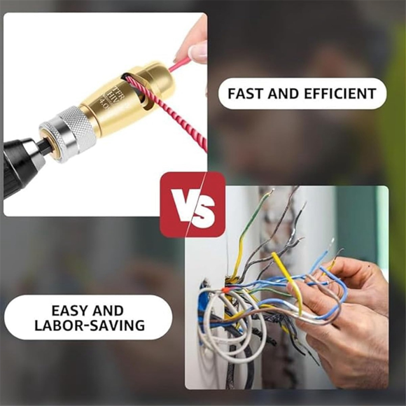 Electric Wire Stripping and Twisting Tool,Cable Quick Stripping and Connector,Electric Wire Stripper Electrician Tool