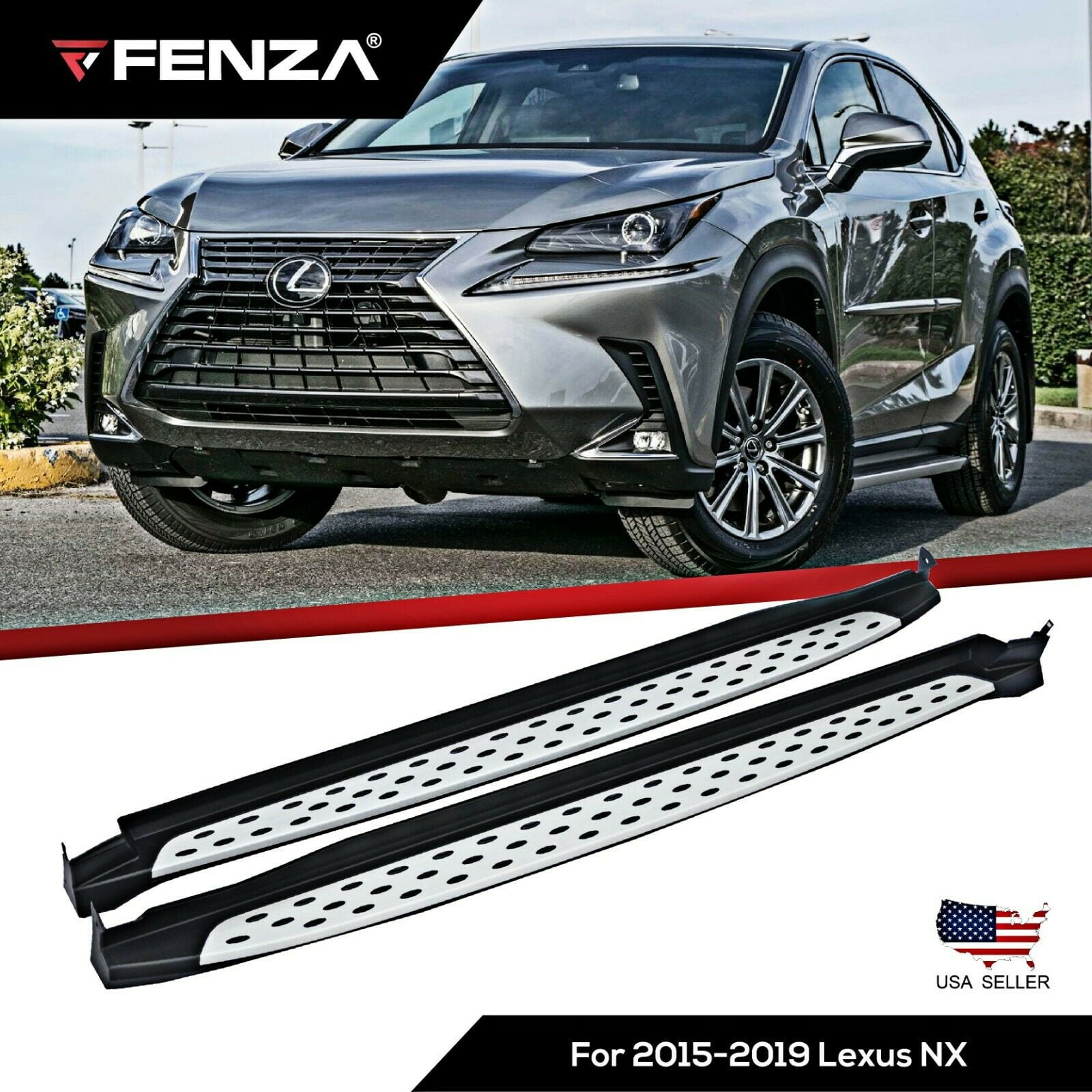 Running boards nerf bars fit 2015-2021 