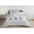 thumbnail image 3 of Simply Daisy in Laurel Tree Green Bunny Triplets Easter Throw Blanket, Standard Throw, 3 of 4