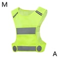 thumbnail image 6 of Green Xl Sports Reflective Clothing Night Running Cycling Breathable Reflective Vest Reflective Vest, 6 of 7