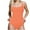 Orange, variant on Wancir Women's One Piece Swimsuit Sports Adjustable Strap Bathing Suit Color Block Ribbed High Cut Swimsuits