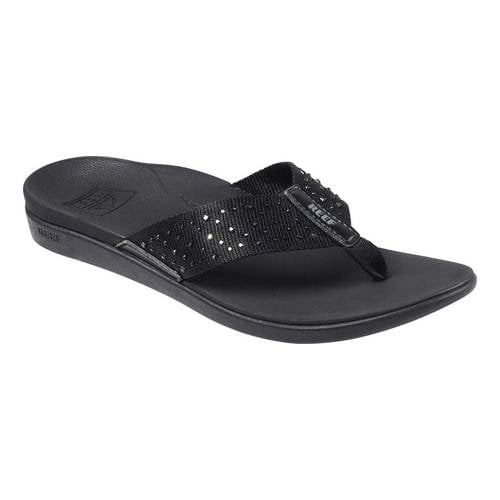 womens reef fanning flip flops size 8