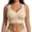 Khaki, variant on Vareny Posture Corrector Bra,Cross Back Front Closure Wireless Posture Support Bra For Women