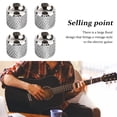thumbnail image 3 of 4Pcs Guitar Knob, Metal Dome Flat Top Barrel Guitar Volume Tone Control Knob For Electric Guitar, 3 of 8
