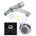 thumbnail image 1 of Basin Faucet, Easy To Clean Chrome Plated + Brass Anti-rust And Corrosion-resistant Sink Faucet, For Hotel Kitchen, 1 of 8