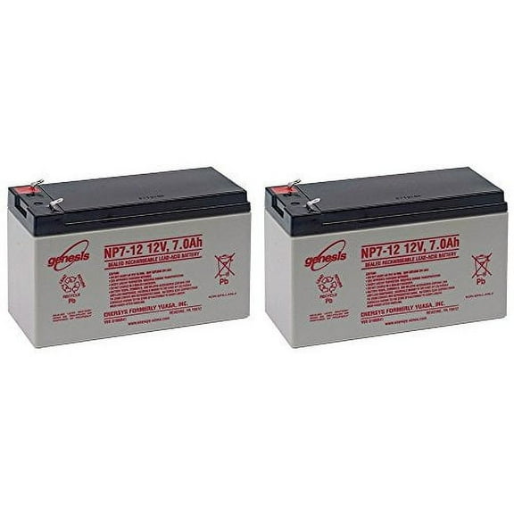 NP7-12 12V 7Ah Sealed Lead Acid Battery (2)
