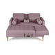 thumbnail image 5 of Sala Modular Reversible Makora Tyson Con Memory Foam, Color Palo De Rosa, Lino Respaldo Reclinable De 3 posiciones., 5 of 8