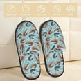 thumbnail image 2 of House Slippers for Women Men - Shrimp No.9067 Lightweight House Shoes Fuzzy Slippers, Soft Slip-On Cozy House Slippers for Woman Indoor Outdoor, 2 of 7