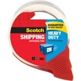 thumbnail image 1 of Scotch Heavy-Duty Shipping/Packaging Tape - 54.60 yd Length x 1.88" Width - 3.1 mil Thickness - 3" Core - Synthetic Rubber Resin - 3.10 mil - Dispenser Included - 1 Each - Clear | Bundle of 10 Each, 1 of 1