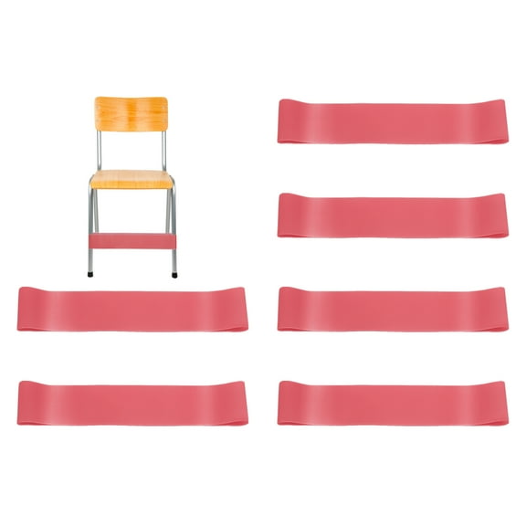 Uxcell Fidget Bands for Classroom Chairs, 24 Pcs Bouncy Bands, Chair Bands Relieve Anxiety, Light Blue, 0.6mm