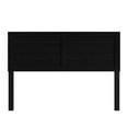 thumbnail image 3 of Home Design Yakima Full Headboard with Farmhouse Design, Black, Adjustable Height, Easy Assembly, 3 of 7