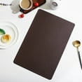 thumbnail image 7 of Rectangular Leather Placemat Solid Colour Faux Leather Placemats , Coffee Mats, Kitchen Table Mats,, Easy To Clean Kitchen Table Mats, Usupdd 2025 Rectangular Leather Placemat Solid Colour, 7 of 7