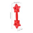 thumbnail image 4 of OULII 2Pcs Red Plastic Dumbbells for Gymnastics Training Exercising and Outdoor Games, 4 of 8