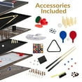 thumbnail image 5 of Sunnydaze 10-in-1 Multi-Game Table, Dark Wood Look, 5 of 12
