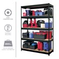 thumbnail image 6 of Iron Horse 3800 Riveted Steel Shelving, 5-Shelf, 18Dx48Wx72H, Black, 6 of 20