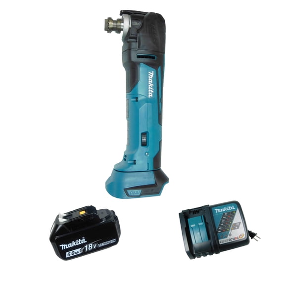 Makita XMT03Z 18V LXT Cordless Multi Tool Kit with 5.0Ah Battery & Charger