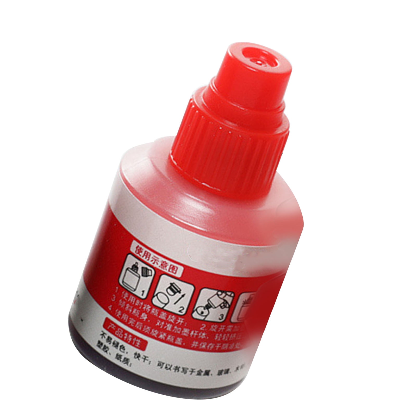 Marker Refill Ink, Quick Refilling Waterproof Marker Ink  for Marker Pens Red