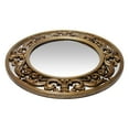 thumbnail image 2 of Infinity Instruments Victoria Wall Brushed Hanging Vanity Mirror, Gold, 2 of 9