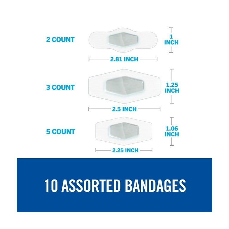 Nexcare Advanced Healing Waterproof Bandages, 10 Count photo 2