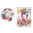 thumbnail image 2 of Cool Flamingo Sunglasses Flowers Garden Flag 12"x18" Double-Sided Yard Flags for Outside Outdoor All Seasonal Decoration, 2 of 6