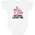 thumbnail image 3 of Inktastic My Mimi Loves Me Llama Girls Baby Bodysuit, 3 of 5