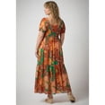 thumbnail image 2 of Avenue Women's Plus Size Sophia Shirred Bodice Maxi Dress, 2 of 2