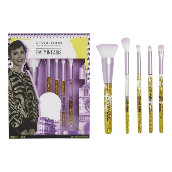 Set de 5 Brochas Suave maquillaje Revolution Emily In Paris
