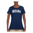 thumbnail image 2 of Wild Bobby State of Indiana College Style Women Graphic Tee, 2 of 6