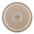 thumbnail image 4 of Gibson Elite Laguna Bliss 16 Piece Stoneware Reactive Glaze (Service for 4) Ceramic Plates and Bowls Dinnerware Set - Matte Beige-Gray W/ Terracotta Bottom, 4 of 16