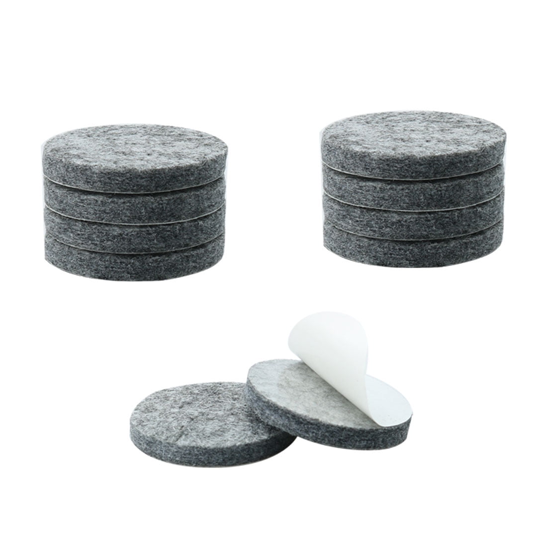 Uxcell 3/4" Selfstick Round Nonslip Felt Pads Table Floors Protect