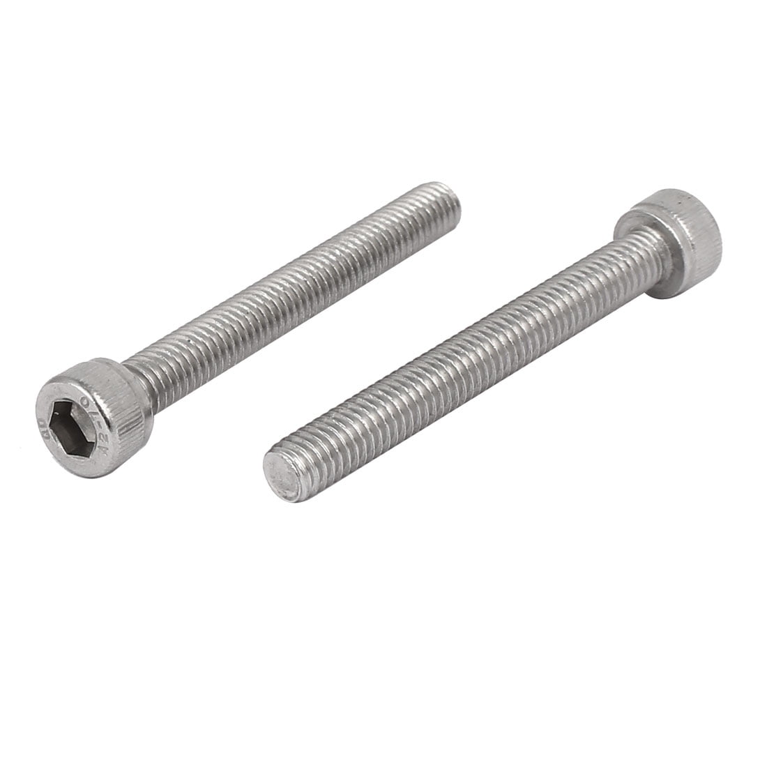M6 x 50mm Thread 304 Stainless Steel Hex Socket Head Cap Screw Bolt
