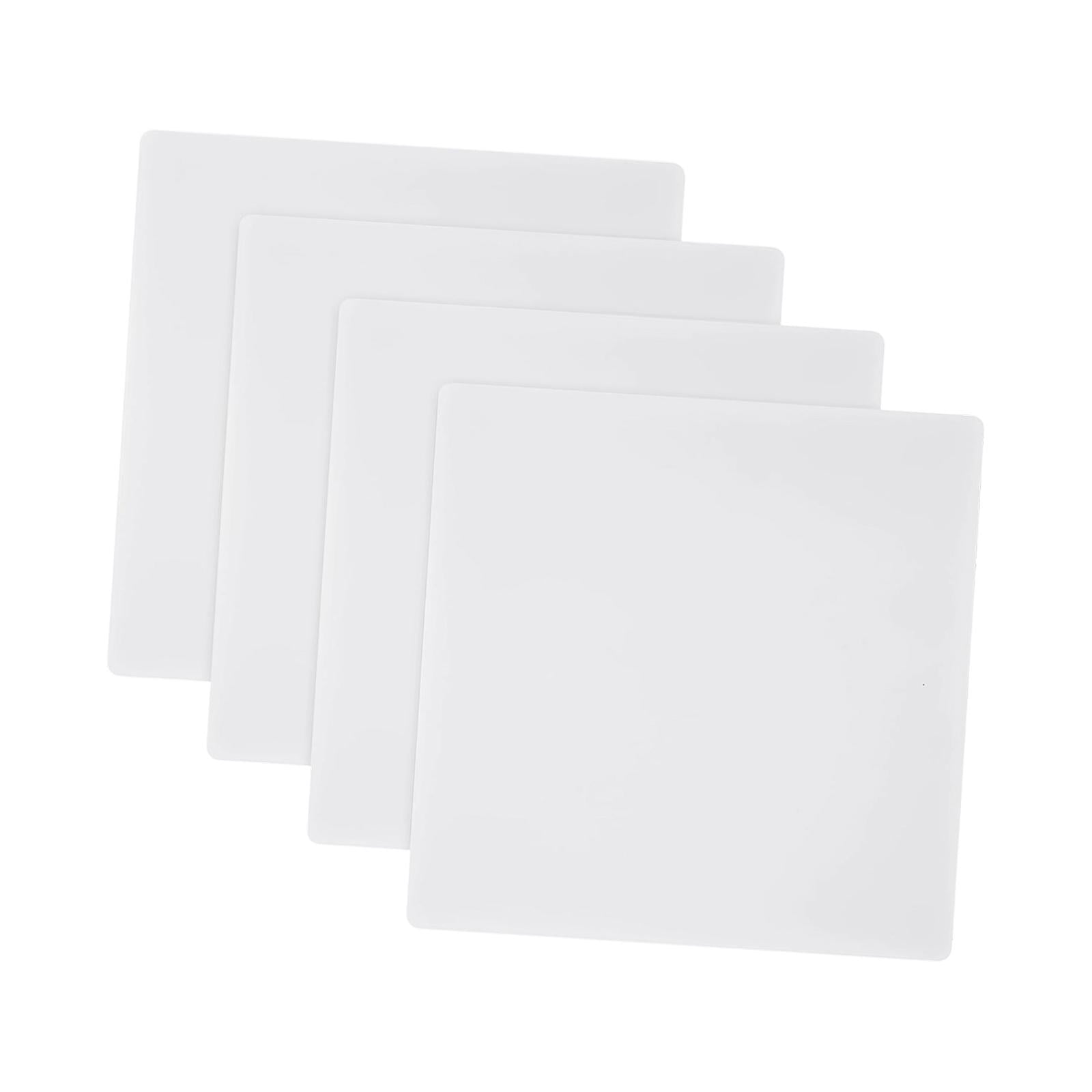 S SERENABLE 4 Pieces Cutting Mats Double Sided Non Slip Quilting Mats Sewing Accessories PP Material Multiple Purposes Stable Surface Suitable for Projects Crafts Sewing Modeling 25.4cmx25.4cm
