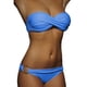 thumbnail image 2 of Traje de baño sexy de color sólido dividido para mujer, bolso rígido para mujer, doble anilla, traje de baño de moda, práctico y sexy, 2 of 4