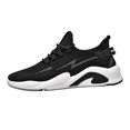 thumbnail image 3 of Men's Breathable Knit Sneakers with Cushion Sole, Comfortable Thick-Soled Sport Shoes Lightweight Casual Running Shoes Fashion 𝖫a𝖼e Up Jogging Shoes for Summer and Autumn, 3 of 8