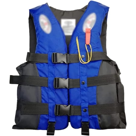 Safety Adult Life Jacket with Whistle - Life Vest for Boating Fishing ...