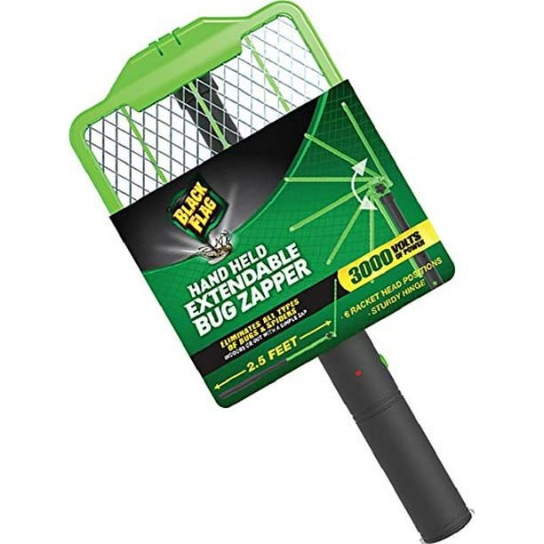Black Flag ZR8000 Extendable Handheld Bug Zapper, Green