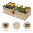 thumbnail image 3 of Buenos Tiempos Caja Organizadora de Madera Rústica - Caja Decorativa Multifuncional para Escritorio, Hogar, Oficina, Joyas y Manualidades, 3 of 6