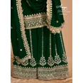 thumbnail image 4 of Custom Made Custom Made Georgette With Heavy Embroidery Readymade Stitched salwar kameez Palazzo Sharara, 4 of 5