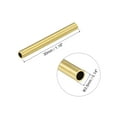 thumbnail image 2 of Uxcell 3.5mm OD 0.5mm Wall Thickness 30mm Length Brass Tube for DIY 10 Pack, 2 of 5