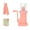 Pink, variant on Household Hand Spool Knitter Knitting Mill with Crank Knitting Mill Hand-Operated Knitting Machine Sewing Accessories