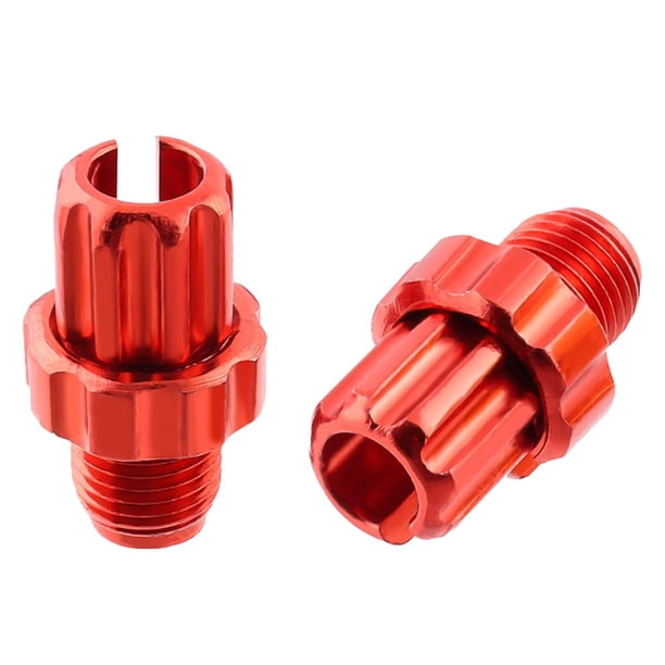 2 tornillos de ajuste para palanca de freno de manillar de bicicleta, equipo de fijación ligero y profesional. Rojo