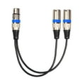 thumbnail image 4 of PENGXIANG 3Pin XLR Female Jack to Dual 2 Male Plug Y Splitter 30cm Adapter Cable Wire, 4 of 6