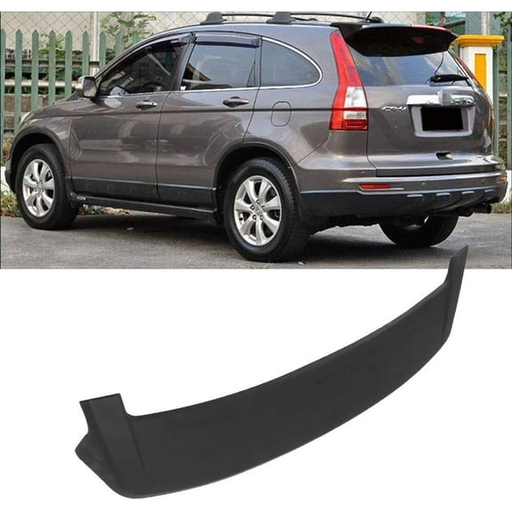 CCIYU Black ABS Rear Spoiler Wing Accessories for 2007 2008 2009 2010 2011 for Honda CR-V Stylish Trunk Spoiler Wing