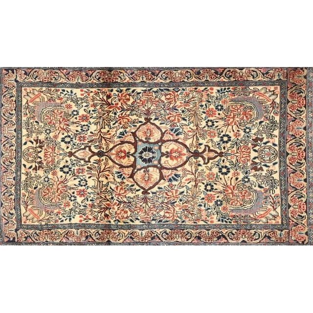 Ahgly Tapis Rectangulaire Traditionnel Lavable en Machine Intérieur Marron Sienne, 2 Pieds x 5 Pieds